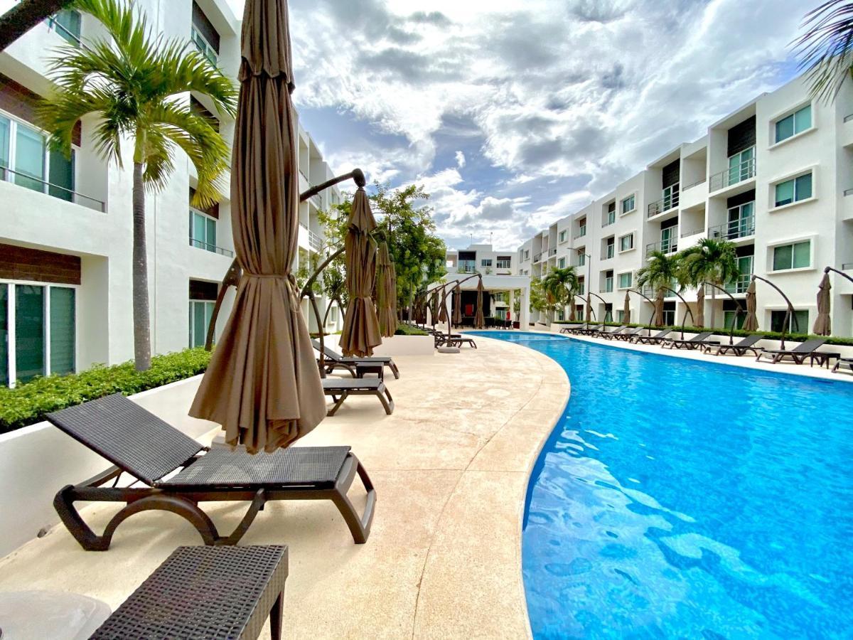 Encanto Con 2 Habitaciones En Long Island Cancún Eksteriør bilde