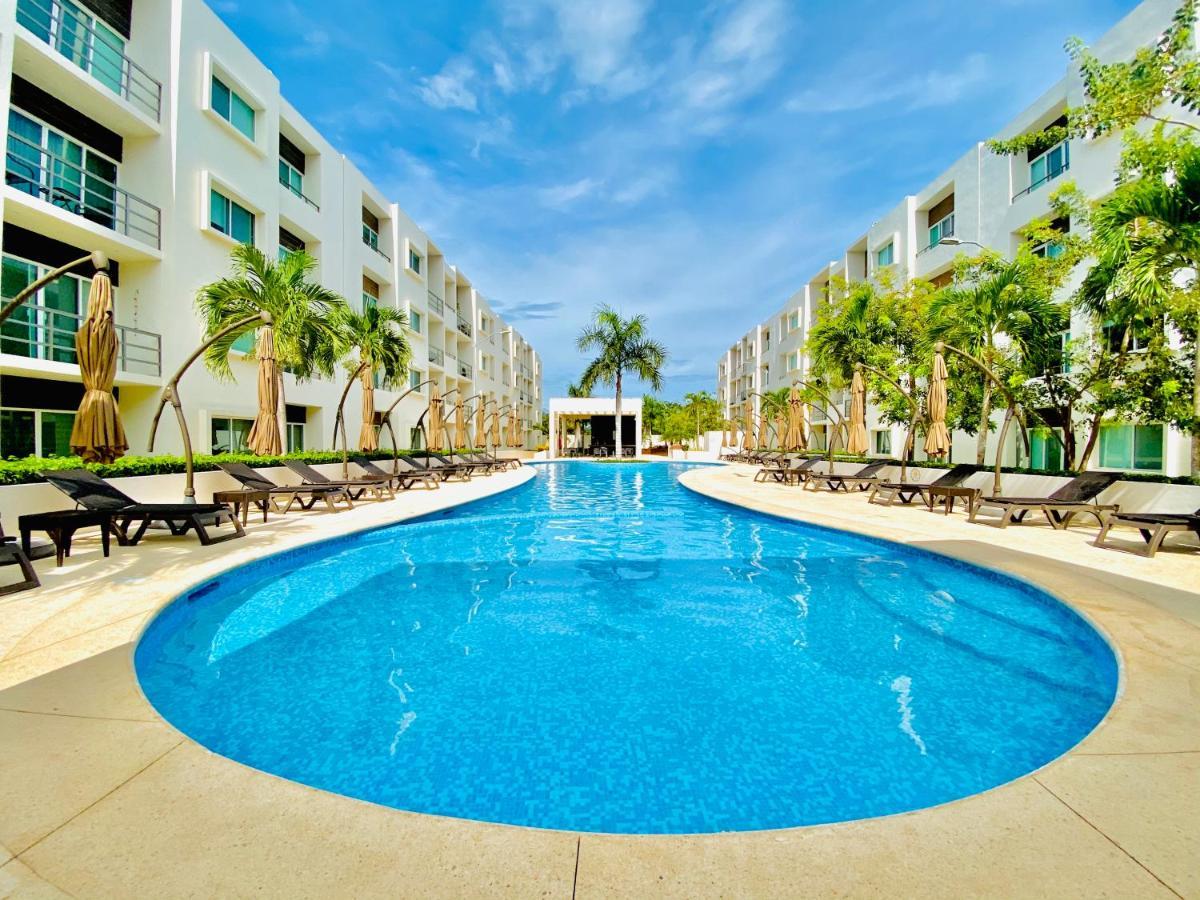 Encanto Con 2 Habitaciones En Long Island Cancún Eksteriør bilde