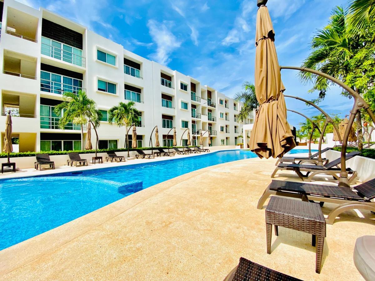 Encanto Con 2 Habitaciones En Long Island Cancún Eksteriør bilde